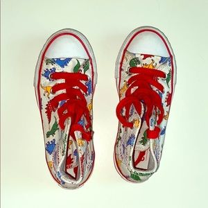 Kids Dinosaur Converse Youth size 11